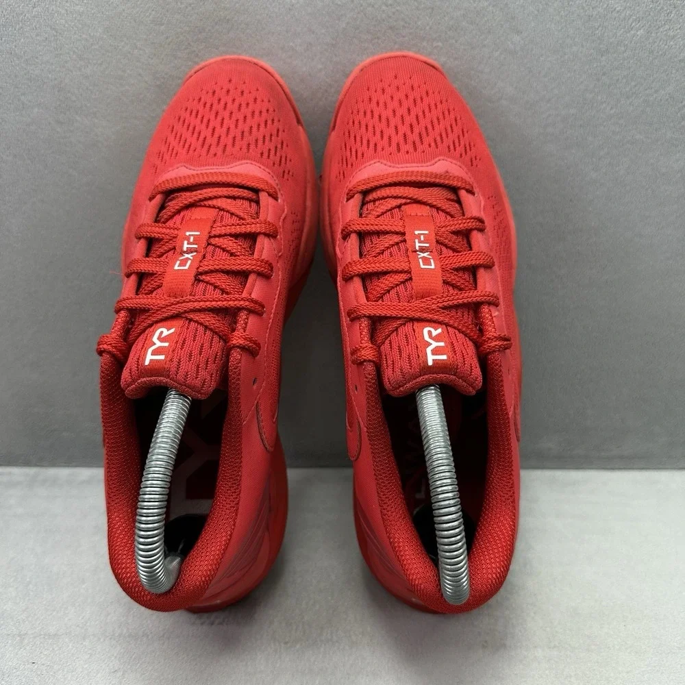 TYR CXT-1 Trainer Womens Size 7 Shoes Triple Red Athletic Gym CrossFit Sneakers